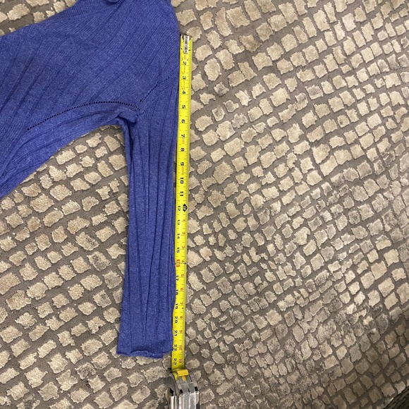 Maria Sartini Women’s 100% Cashmere V neck Button Ribbed Sweater Small/42 - Picture 7 of 10